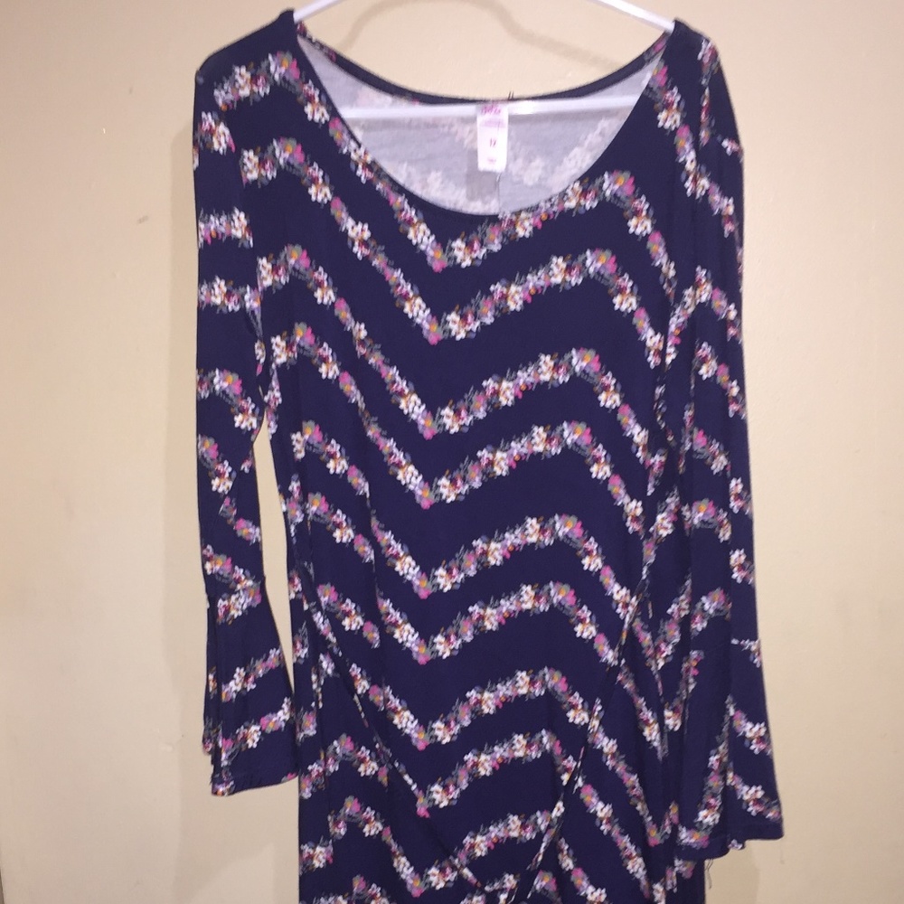 JUSTICE Dress multicolor Girls SZ 12 floral